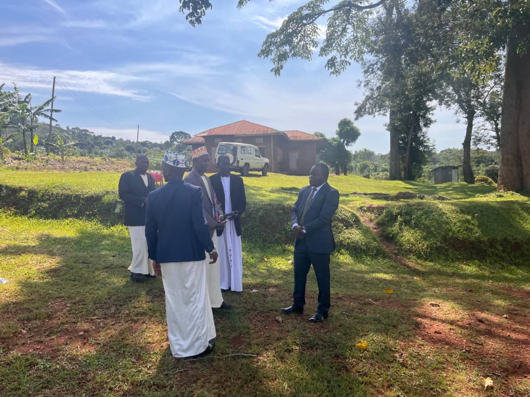 Community stakeholders meeting outdoors